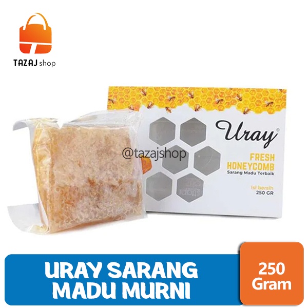 

Madu Uray Comb Honey 250gr - Sarang Madu Murni - Sarang Madu Asli
