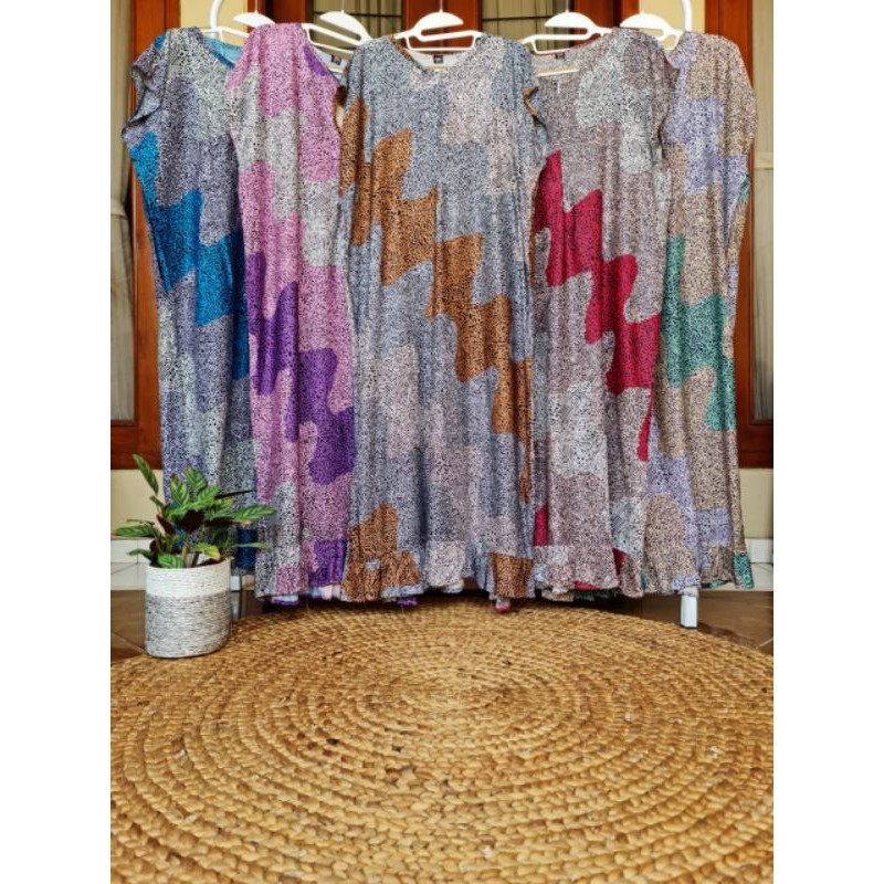 DASTER RUFLLE SEMATA KAKI KAMELA // DASTER BUSUI SEMATA KAKI // DASTER KEKINIAN - Simo