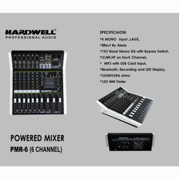 Power Mixer Hardwell PMR 6 NEW Hardwell PMR6 NEW Original