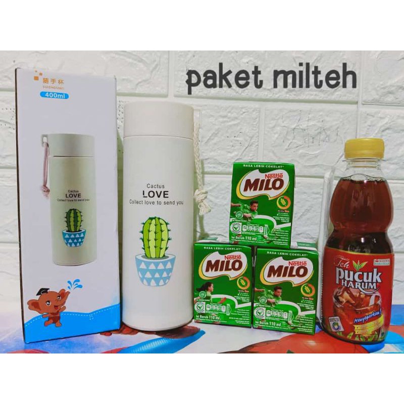 

Paket Milteh (Milo + Teh pucuk)