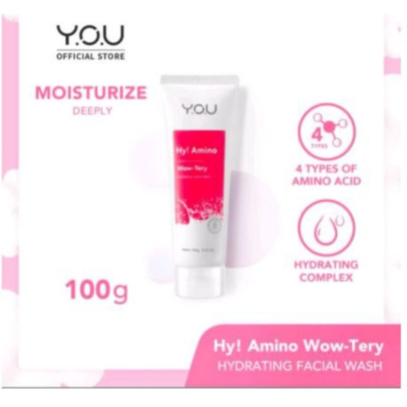 YOU Hy! Amino Facial Wash 100g