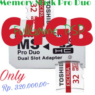 Memory PSP Stick Pro Duo 64Gb FullGame PSP