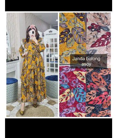 gamis ceruty janda Bolong premium by mejiwang