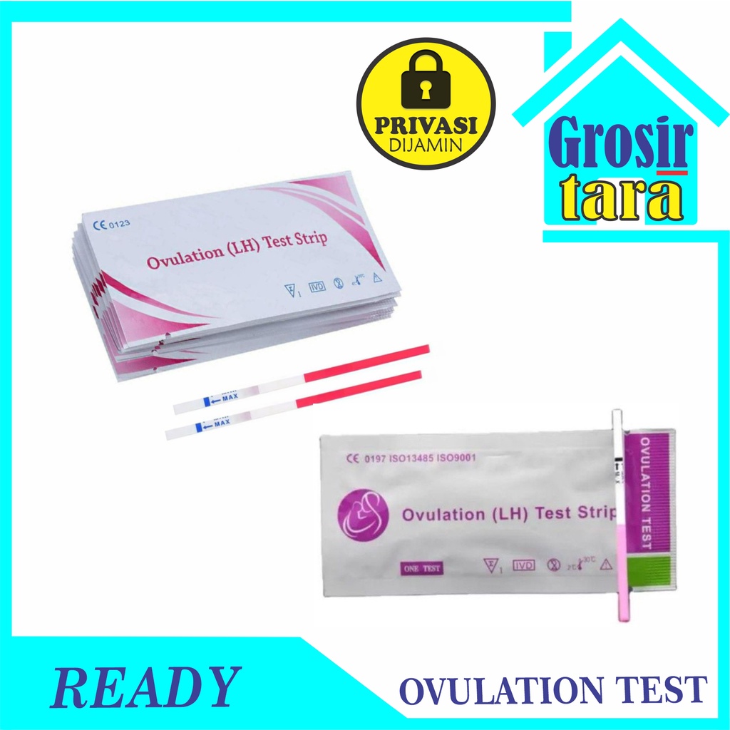 LH OVULATION TEST STRIP ALAT TES OVULASI KESUBURAN DETEKSI MASA SUBUR bukan test pack testpack hamil kehamilan