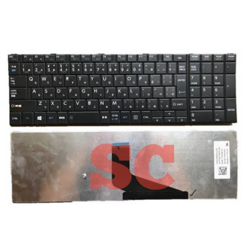 Keyboard Toshiba Satellite B554 B554/K B554/L B554/M B653 B654