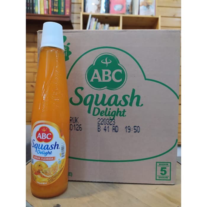 Sirup Abc Squash Delight Orange 460 Ml Isi 12 Botol Karton Indonesia