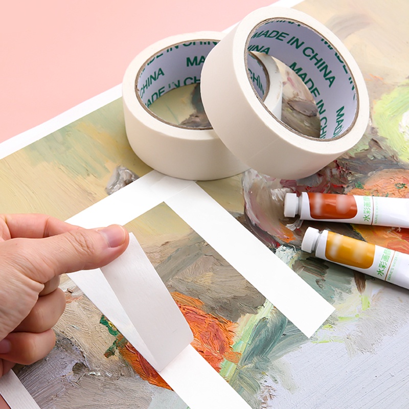 13m/Roll Masking Paper Easy Tear Tape Transparent Decorative Tape