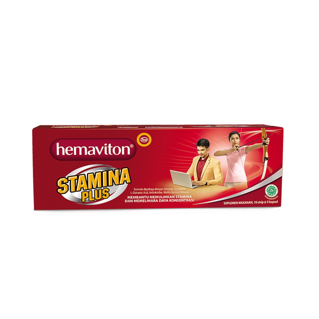 Hemaviton Stamina Plus Multivitamin Kapsul Suplemen