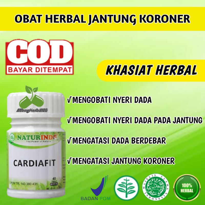 Obat Herbal Jantung Koroner Obat Jantung Lemah Obat Jantung Herbal CARDIAFIT Naturindo-3