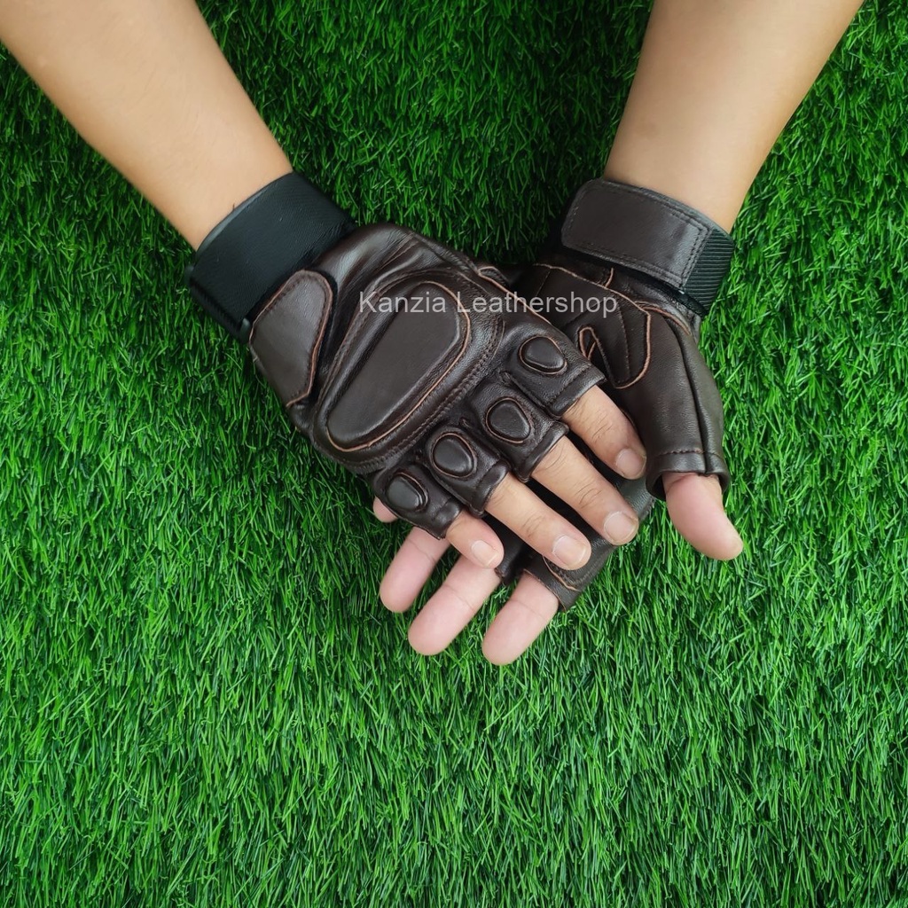 Kanzia Leathershop Sarung Tangan Kulit Outdoor TX