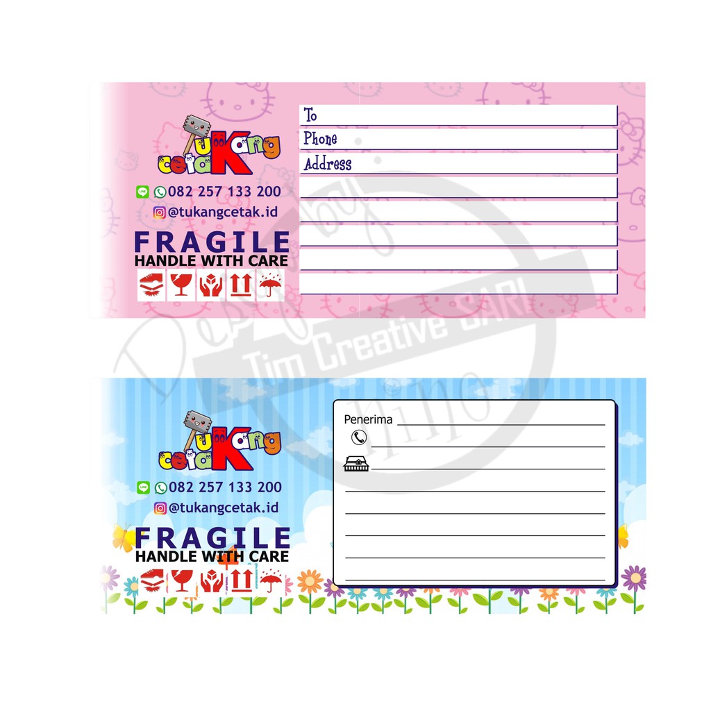 

[isi 100] Label Kirim / Shipping Online Shop / Olshop
