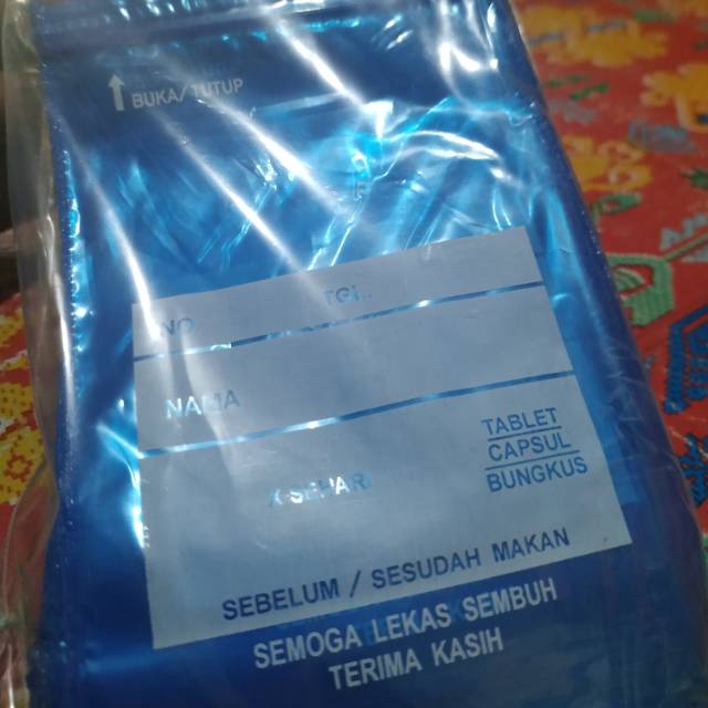 Plastik Klip Obat Besar
