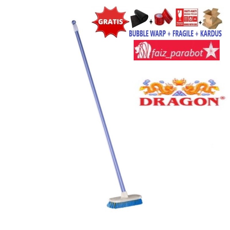 Sikat Dorong / Sikat Gagang Panjang / Sikat Lantai Dragon d938