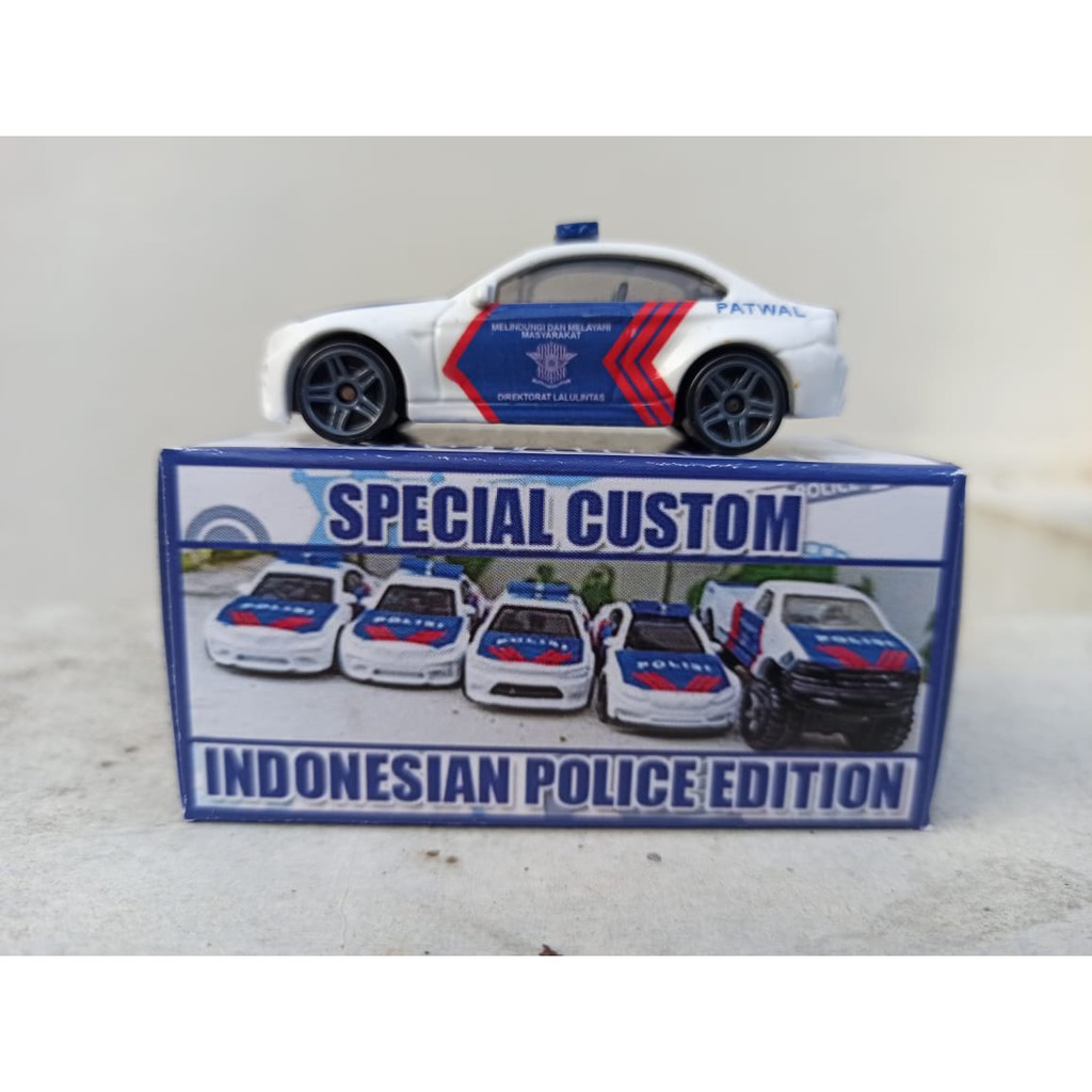 Hotwheels HW 2016 BMW M2 Custom Mobil Polisi Indonesia Patwal PJR