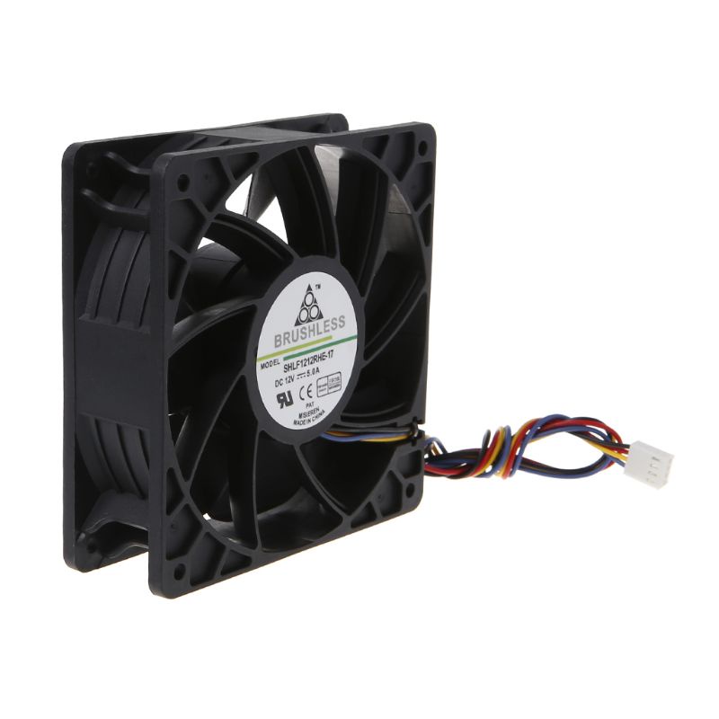 Bt Dual Bearing CPU Cooling Fan DC12V 5A 12cm 12038 PWM 7500RPM Kipas Pendingin Airfolw Tinggi Tidak Berisik Untuk Sasis PC S7 S9