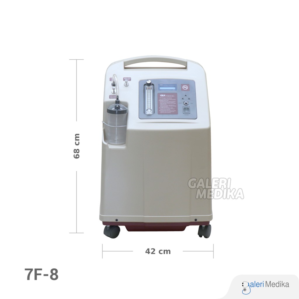 Oxygen Concentrator GEA 7F-8 LPM / Oksigen Konsentrator - Mesin Penghasil Oksigen  Medical Grade