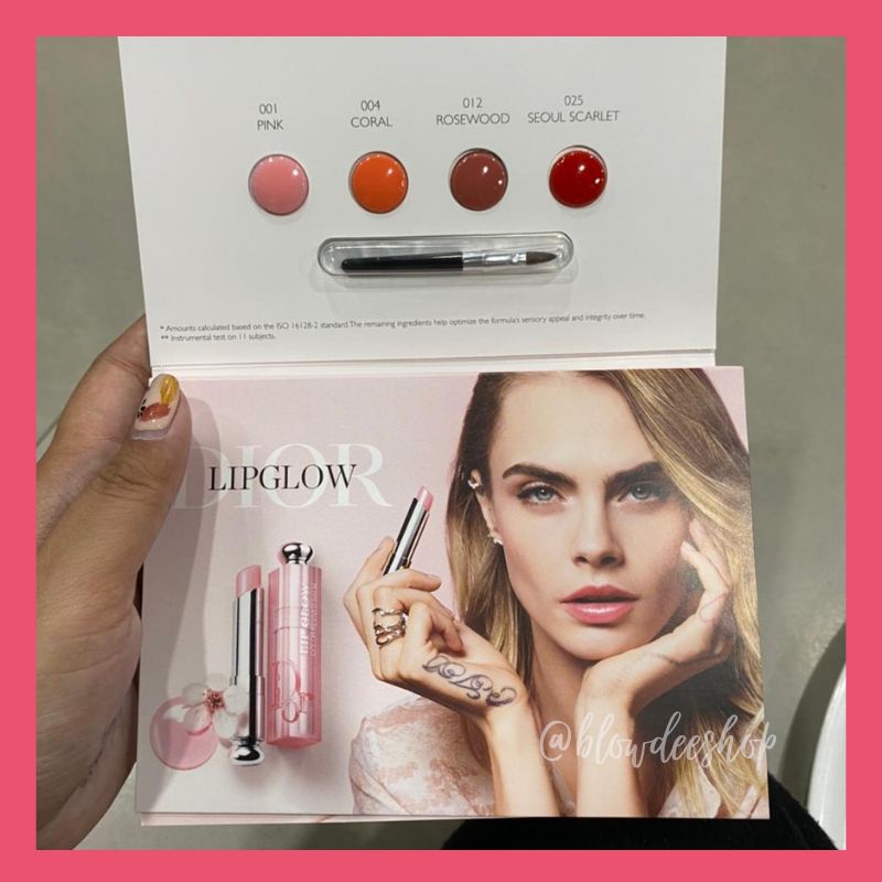 Blowdee Lip Balm Lip Glow Dior Sample Size 4 Shade