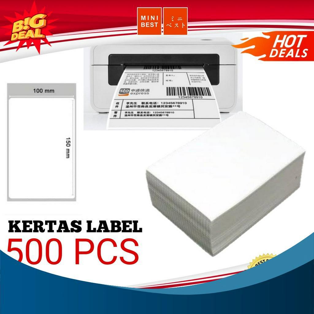 

MURAH Kertas labelKertas Print RESI JOB Thermal Tempel 1x15mm dan 1x1mm isi 5 lembar label