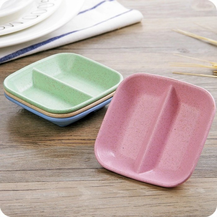 Tempat Sambal Saos Saus Sekat 2 Bumbu Kecap Serbaguna