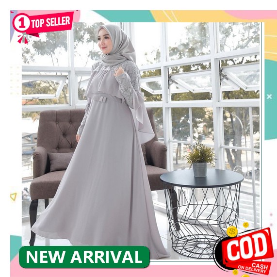 Gamis Model Terbaru Ethica Kagumi 257 Rose Mauve Edisi 2022 [Cod] Garansi Termurah - Sisi Dress Gami