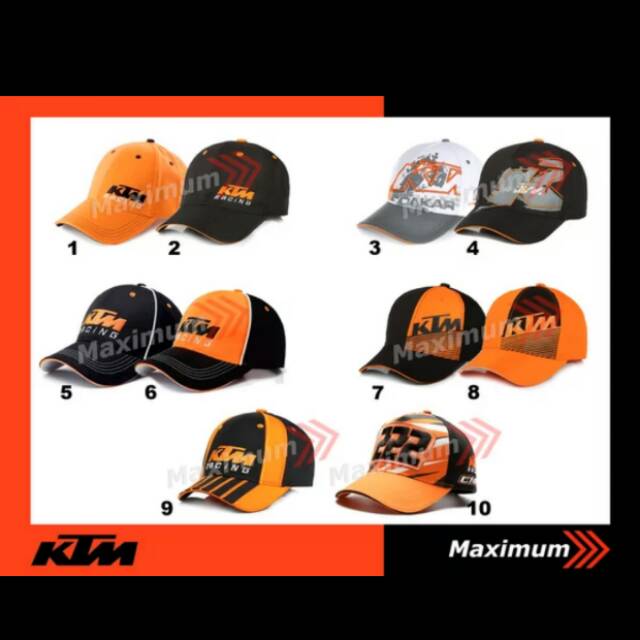 Ktm topi pria - topi basseball