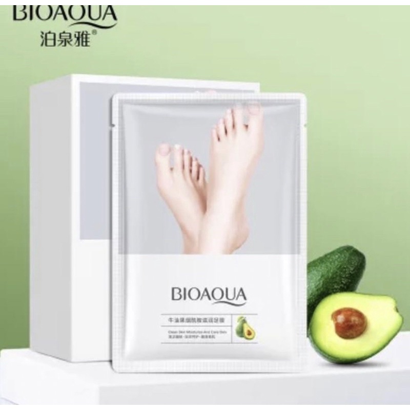 BQ AVOCADO FOOT MASK IN BOX