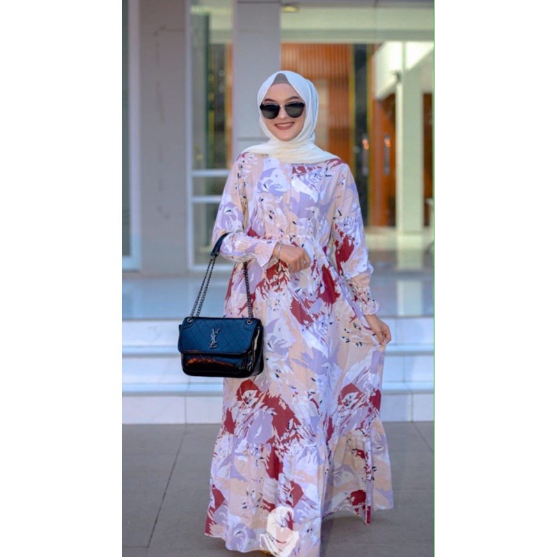 HOMMIE DRESS RAYON || GAMIS ABSTRAK