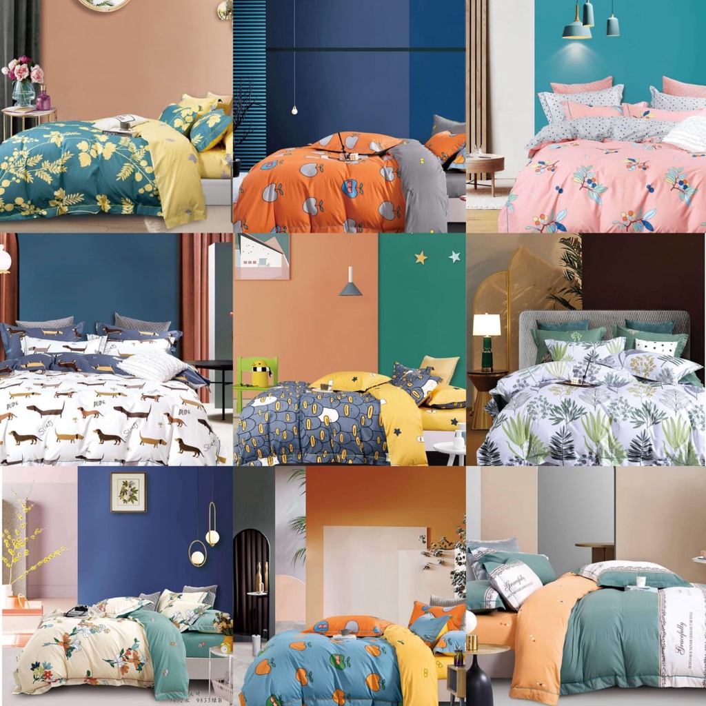 KAIN KATUN JEPANG MOTIF /  KATUN IMPORT / KAIN SPREI DAN BED COVER / BEDCOVER KATUN JEPANG PREMIUM LEBAR 250CM