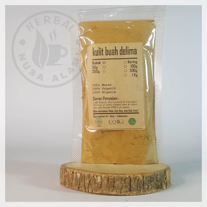 

KULIT BUAH DELIMA BUBUK | BUBUK | Punica Granatum 100g