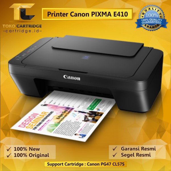 Printer Canon Pixma E410 E-410 E 410 All-in-one New