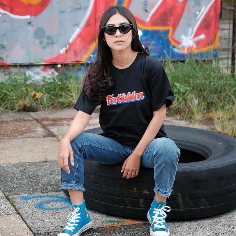 TSHIRT ULTIMATE FORBIDDEN / BAJU PRIA DISTRO / DISTRO BANDUNG / KAOS DISTRO BAJU POLOS