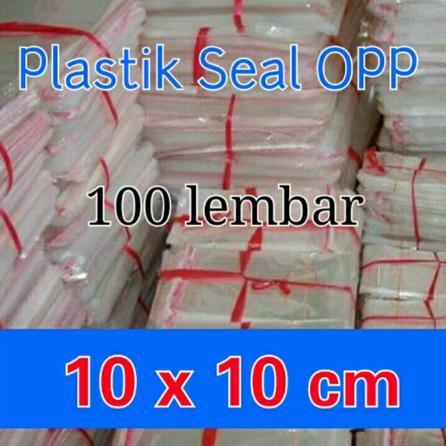 

Kantong 10x10 Plastik Opp Seal Lem Perekat Kemasan Souvenir Kue 10x10 cm