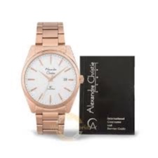 Jam Tangan Pria Alexandre Christie AC 8617 MD FRGWH full rosegold white Original