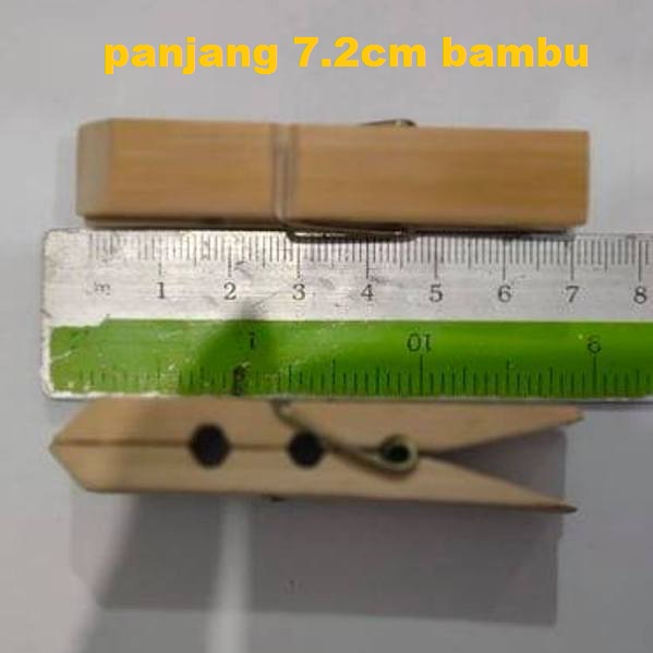 JEPIT CETAK SARANG WALET stainless steel, plastik, kayu &amp; bambu