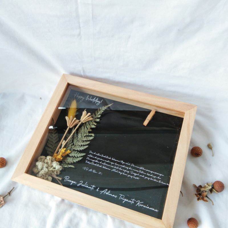 (Bisa Custom)Tempat Mahar Minigold & Emas Antam Pernikahan-20x25x5 cm