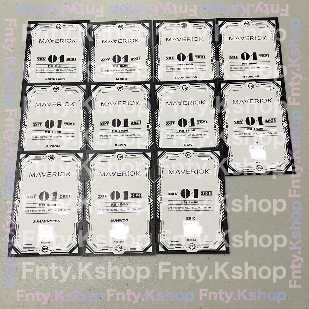 QR Code / Invitation Card Only - The Boyz 3rd Single Album Maverick