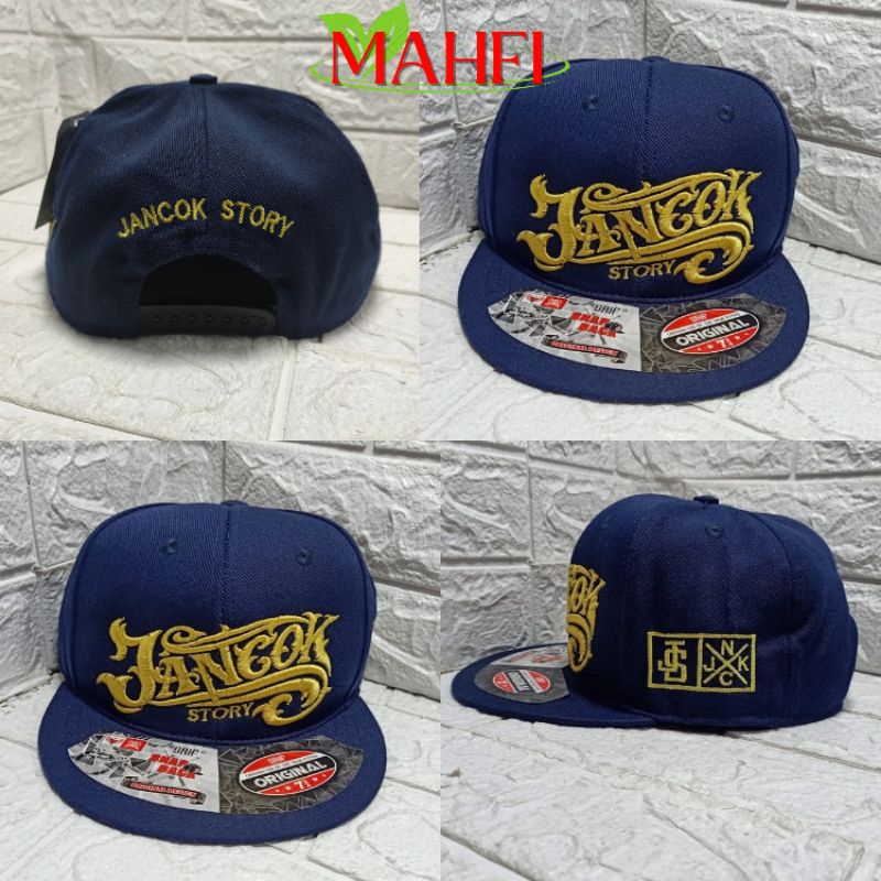 topi snapback bordir JNCK STORY