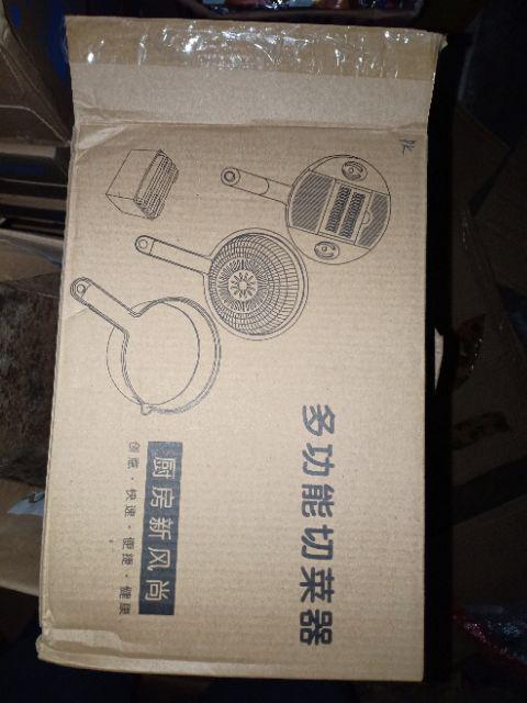 Go - H7001 Set Alat Parutan 12 In 1 / Mandoline Bulat / Alat Pengiris & Pemotong Kentang Sayur