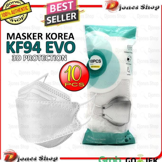 10 Pcs Masker Kf94 C-Care Pack 4 Play Emboss Medical Grade Original
