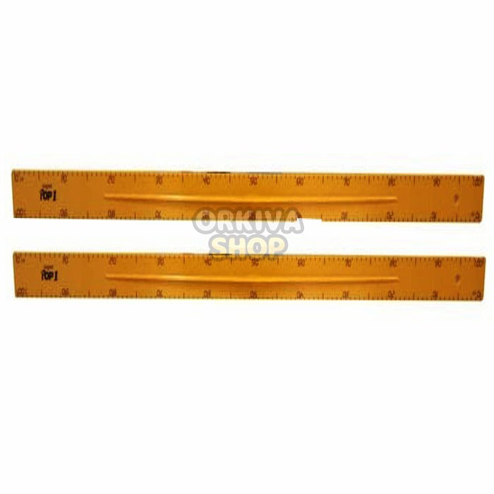 

Penggaris Papan Tulis / Plastic Ruler PR001 100 cm - Super POP 1