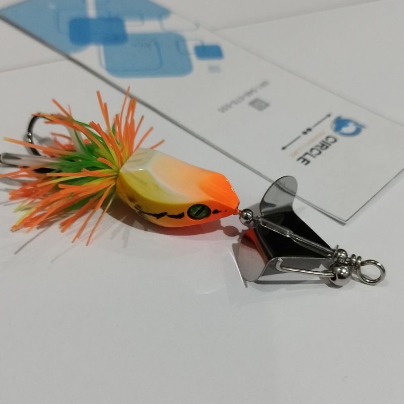 Slater Slash Bait tektok mini 10 gram gabusan lure casting gabus circle lure