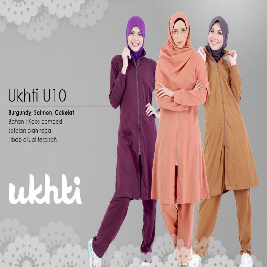 Baju Olah Raga - Celana Training Ukhti U10 ORI