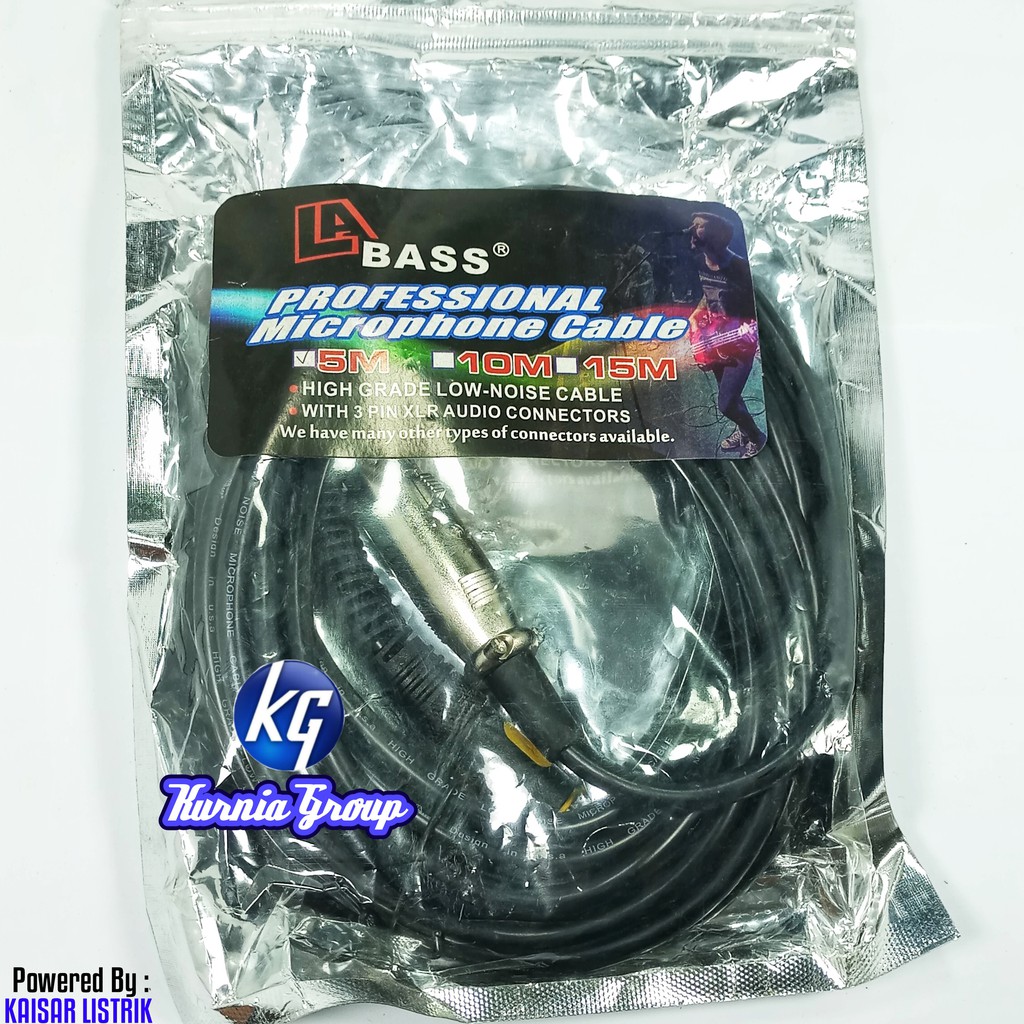 KABEL MIC 5M JEK AKAI MONO TO FEMALE  MIK AUDIO MICROPHONE AMPLI KUALITAS BAGUS TERMURAH JOS