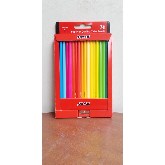 

WARNAPENSIL- PENSIL WARNA JOYKO 36 WARNA -PENSIL WARNA
