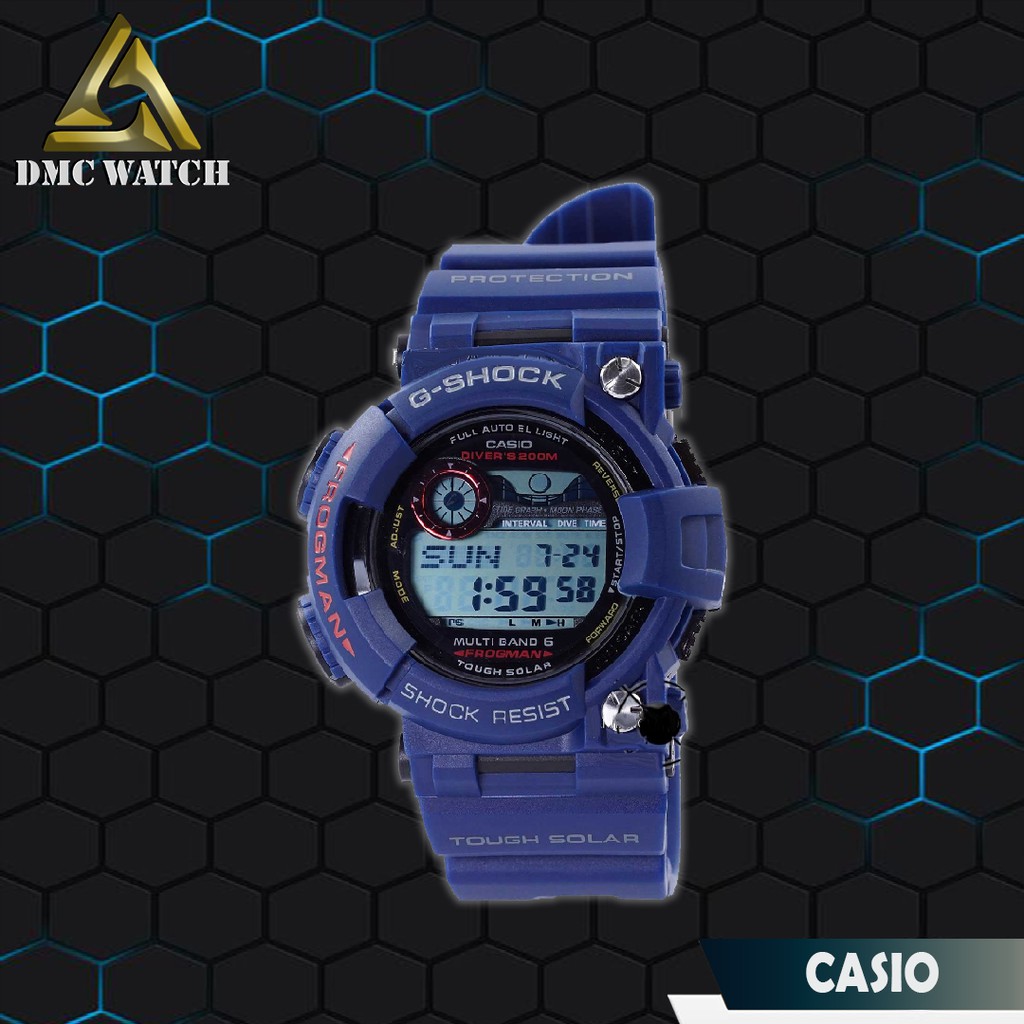 Jam Tangan Pria Casio G-Shock GWF-1000NV Frogman Blue Original BM
