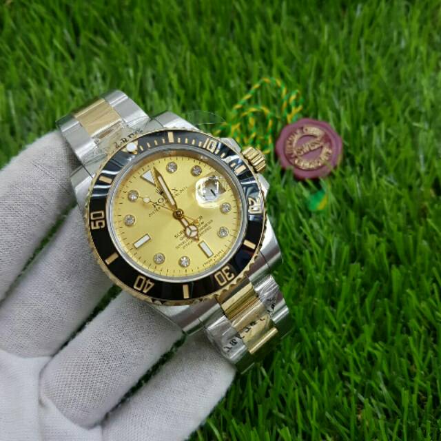 JAM TANGAN PRIA ROLEX SUBMARINER AUTOMATIC SWISS ETA CLONE