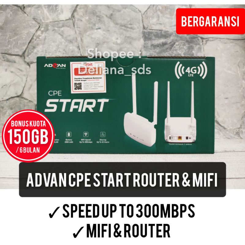 Advan CPE Start Modem Wifi & Router Garansi Resmi 1 Tahun Modem Wifi Advan Cpe Orbit Mifi Advan Cpe 