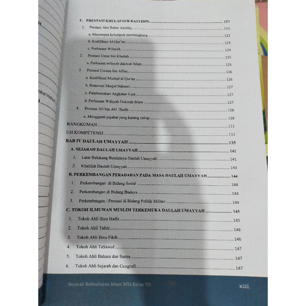 ORI buku teks sejarah kebudayaan Islam K13 kelas 7 edisi revisi terbaru