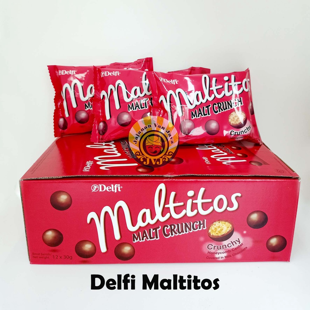 

Delfi Maltitos 30 gr - Coklat Delfi isi Crunchy Honeycomb