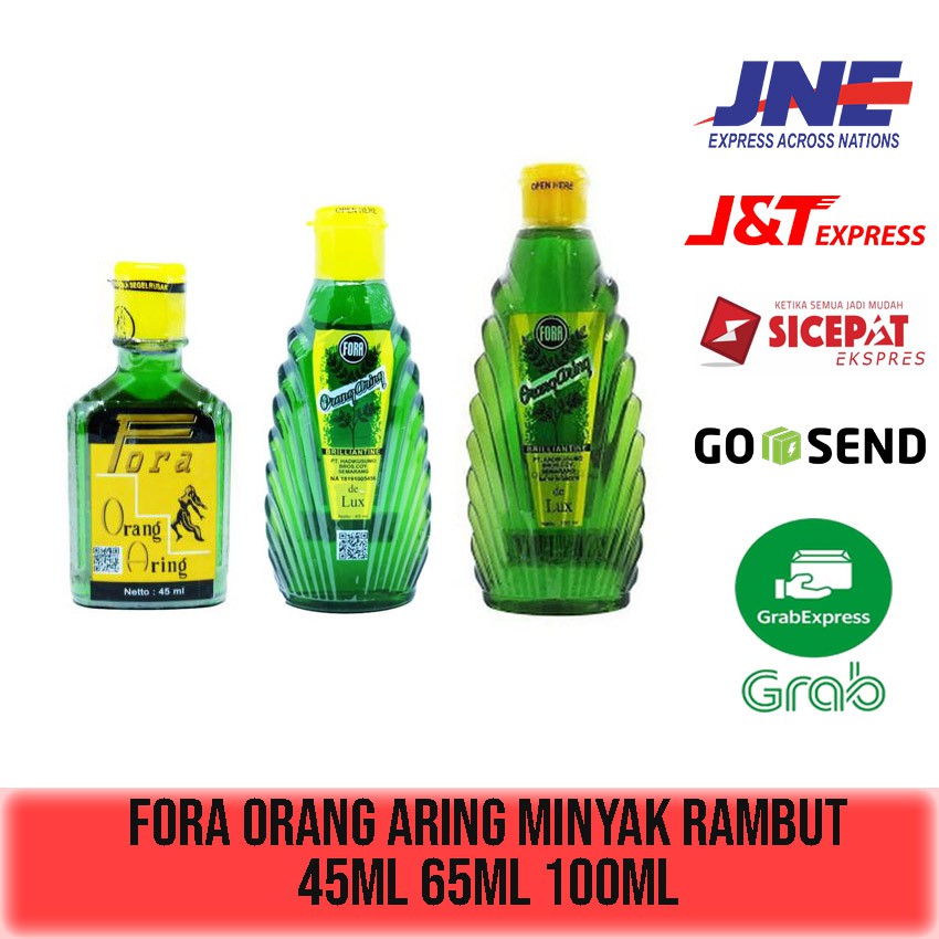 FORA ORANG ARING MINYAK RAMBUT 45ml 65ml 100ml